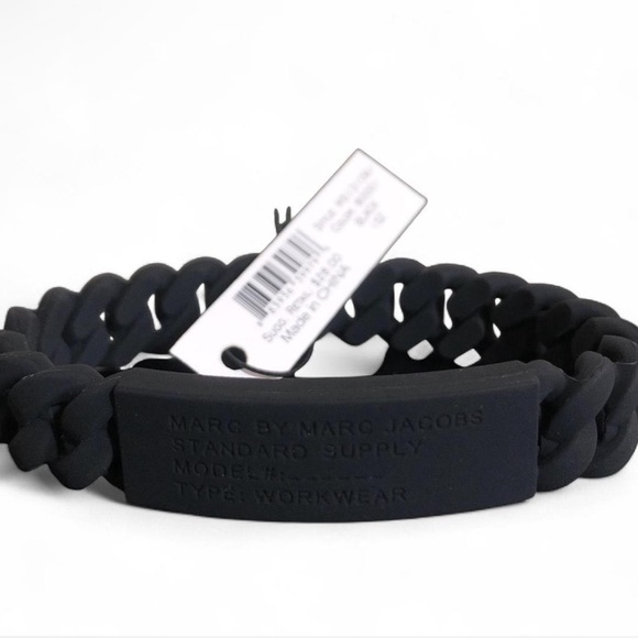 Marc By Marc Jacobs Black and Neon Green Bracelet Duo - Picture 3 of 3